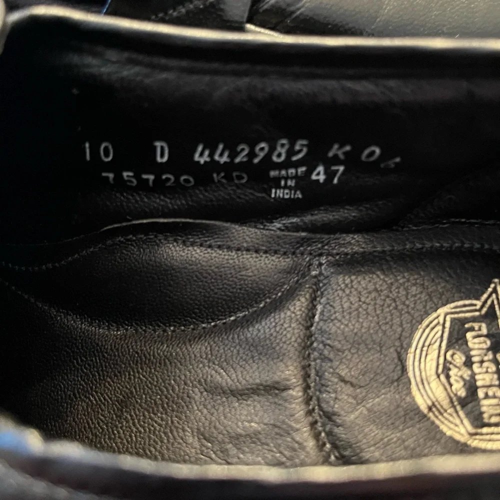 Florsheim Black Leather Men's Shoes NWT - Picture 4 of 6